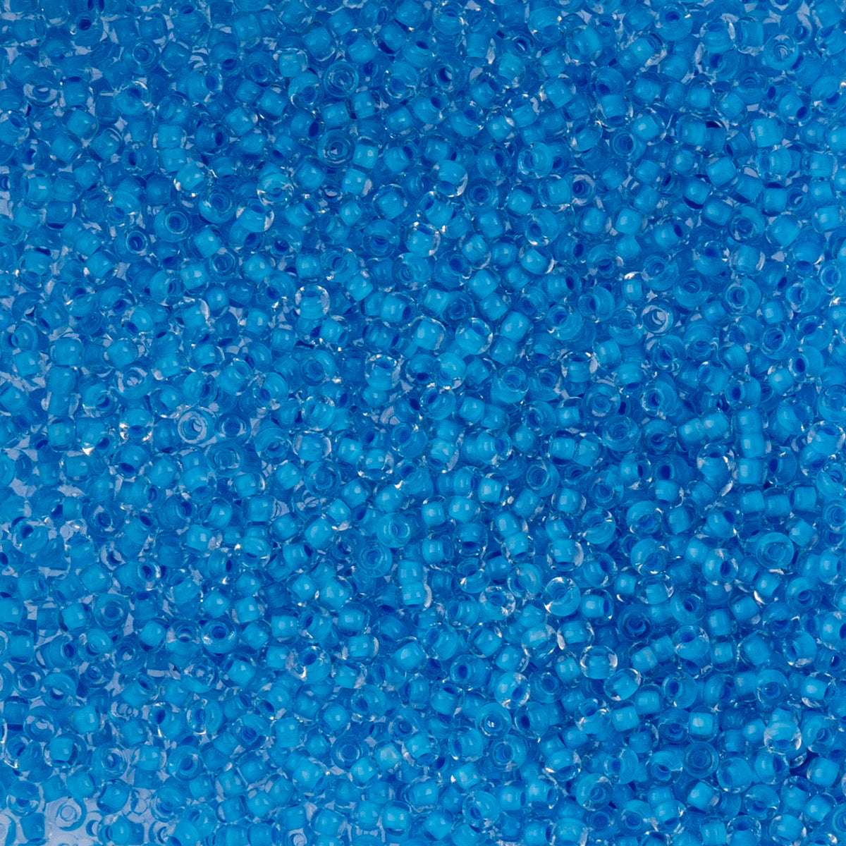 Czech Seed Beads apx. 22g Vial 10/0 C/L Blue Turquoise Terra Color