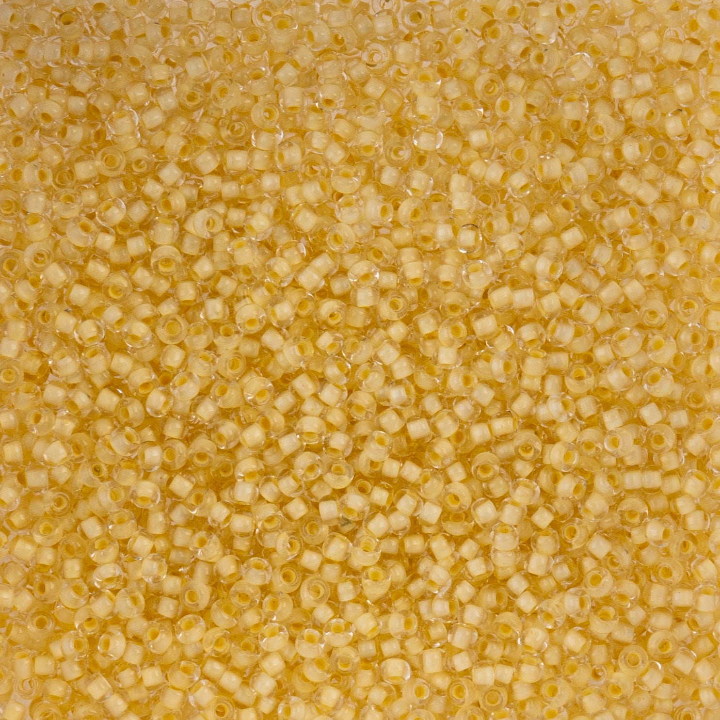 Czech Seed Beads apx. 22g Vial 10/0 C/L Pale Yellow Terra Color