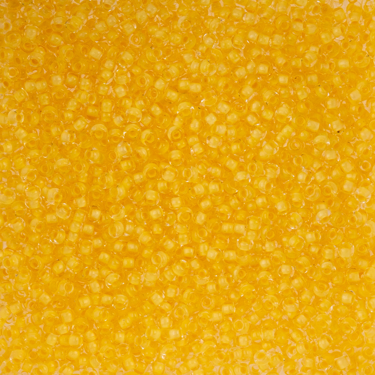 Czech Seed Beads apx. 22g Vial 10/0 C/L Yellow Terra Color