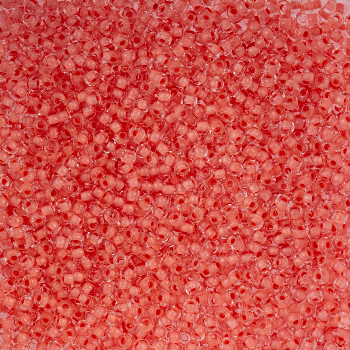 Czech Seed Beads apx. 22g Vial 10/0 C/L Orange Terra Color