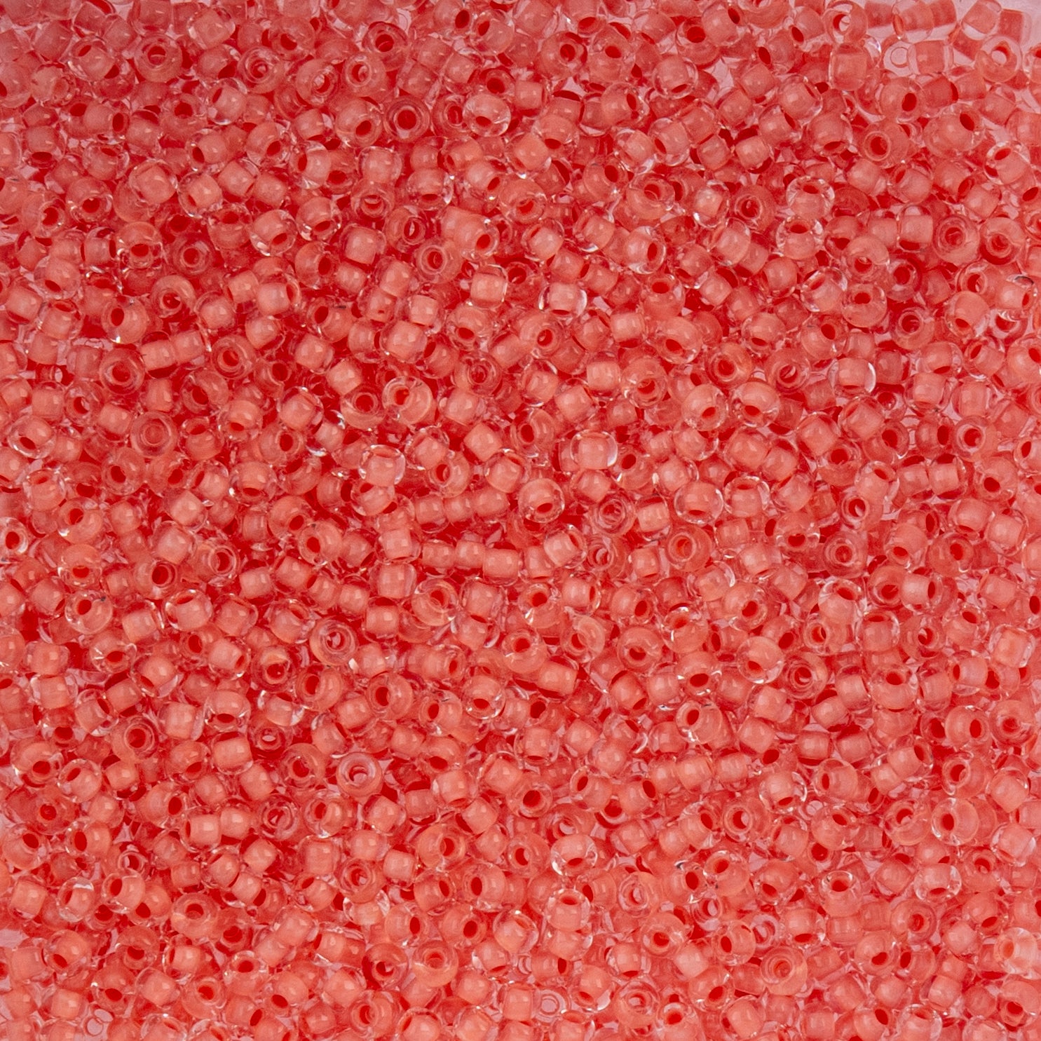 Czech Seed Beads apx. 22g Vial 10/0 C/L Orange Terra Color