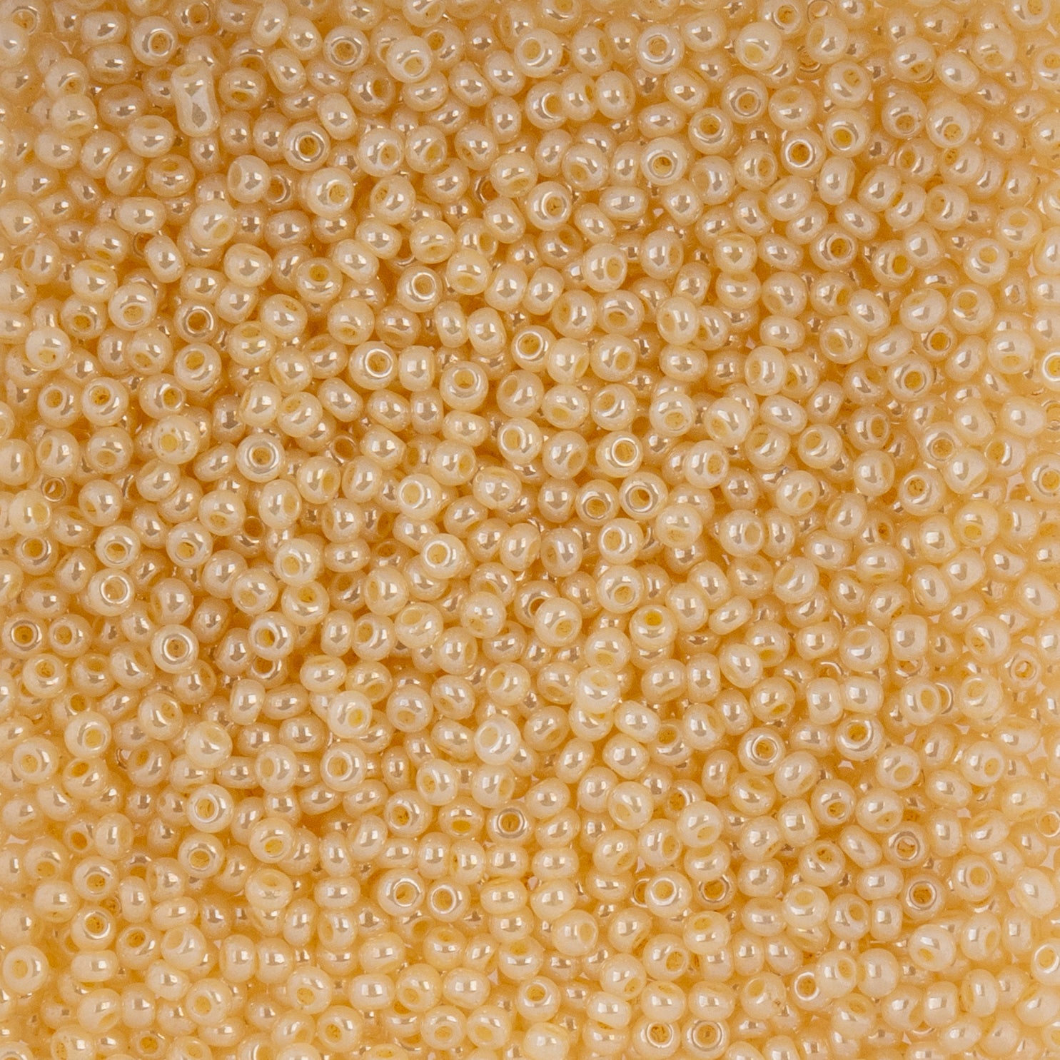 Czech Seed Beads apx. 22g Vial 10/0 Pearl Ivory (9)