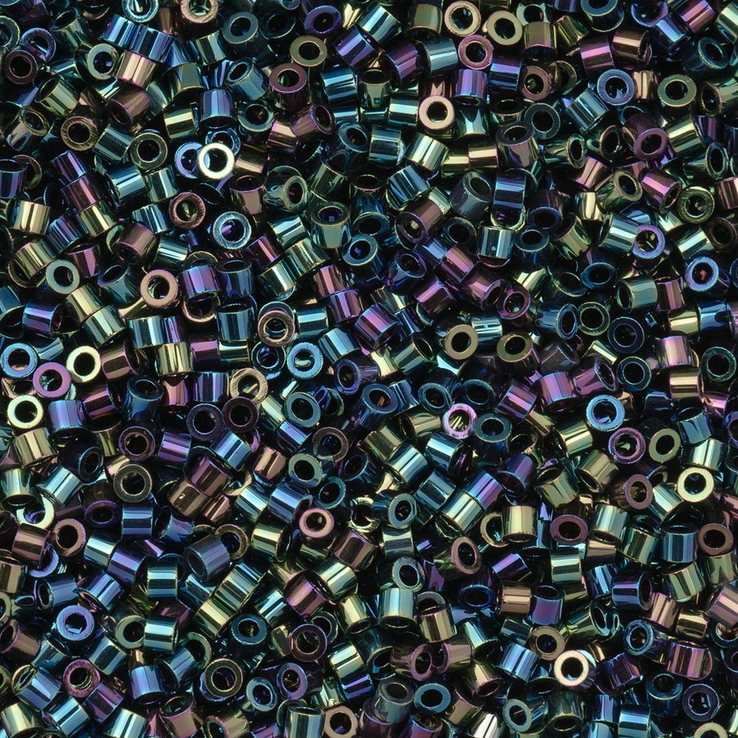 Cylin Bead 11/0 25g Bag - Black AB - 1002