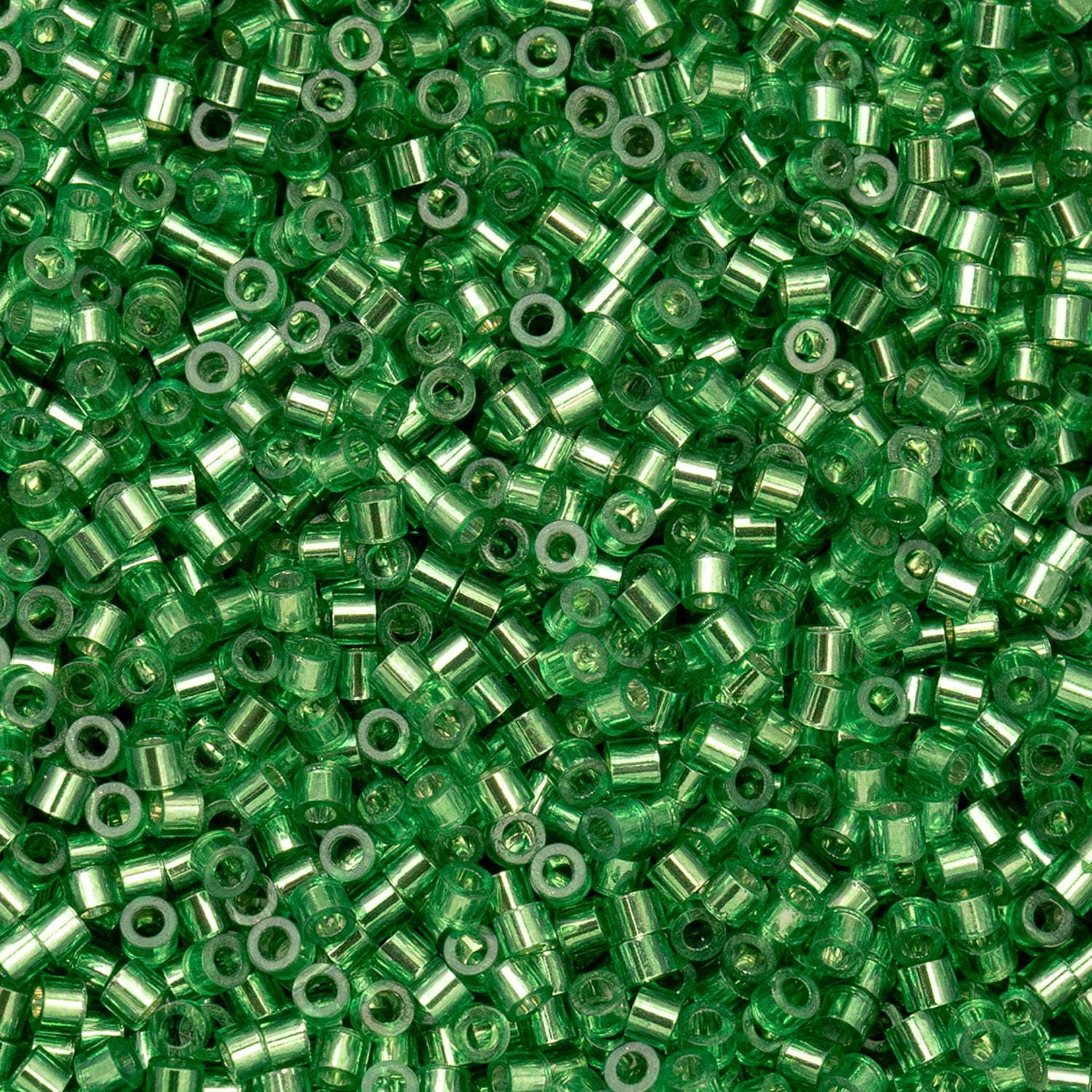 Cylin Bead 11/0 25g Bag Light Green S/L-1007