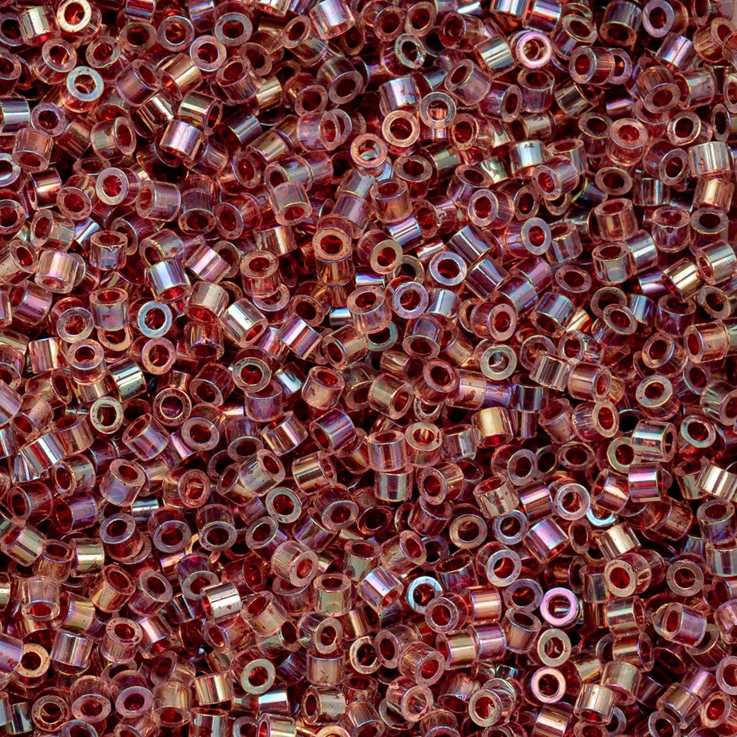 Cylin Bead 11/0 25g Bag - Red Gold Luster - 1018