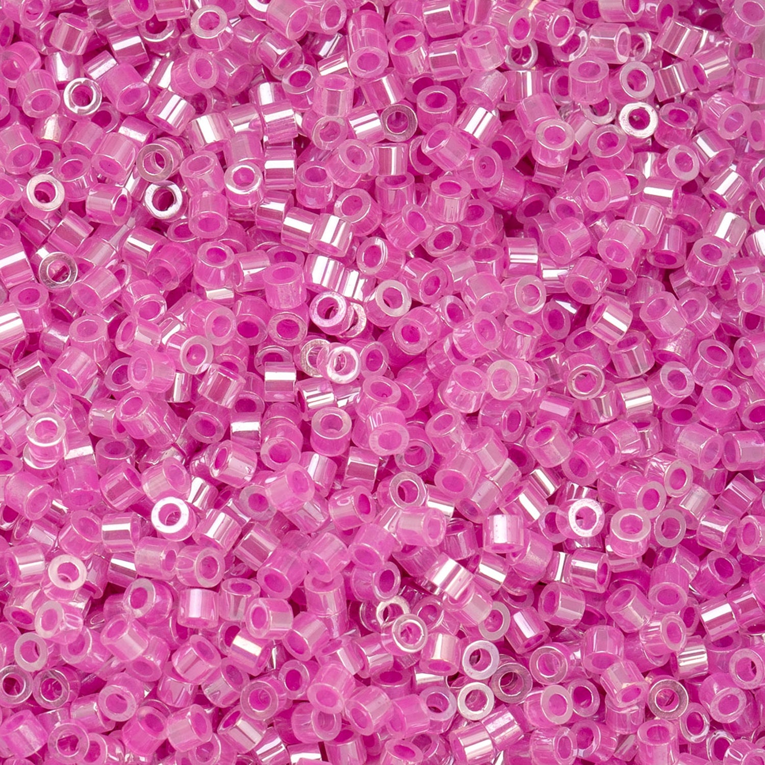 Cylin Bead 11/0 25g Bag Crystal Fuchsia Lined Ceylon-1033