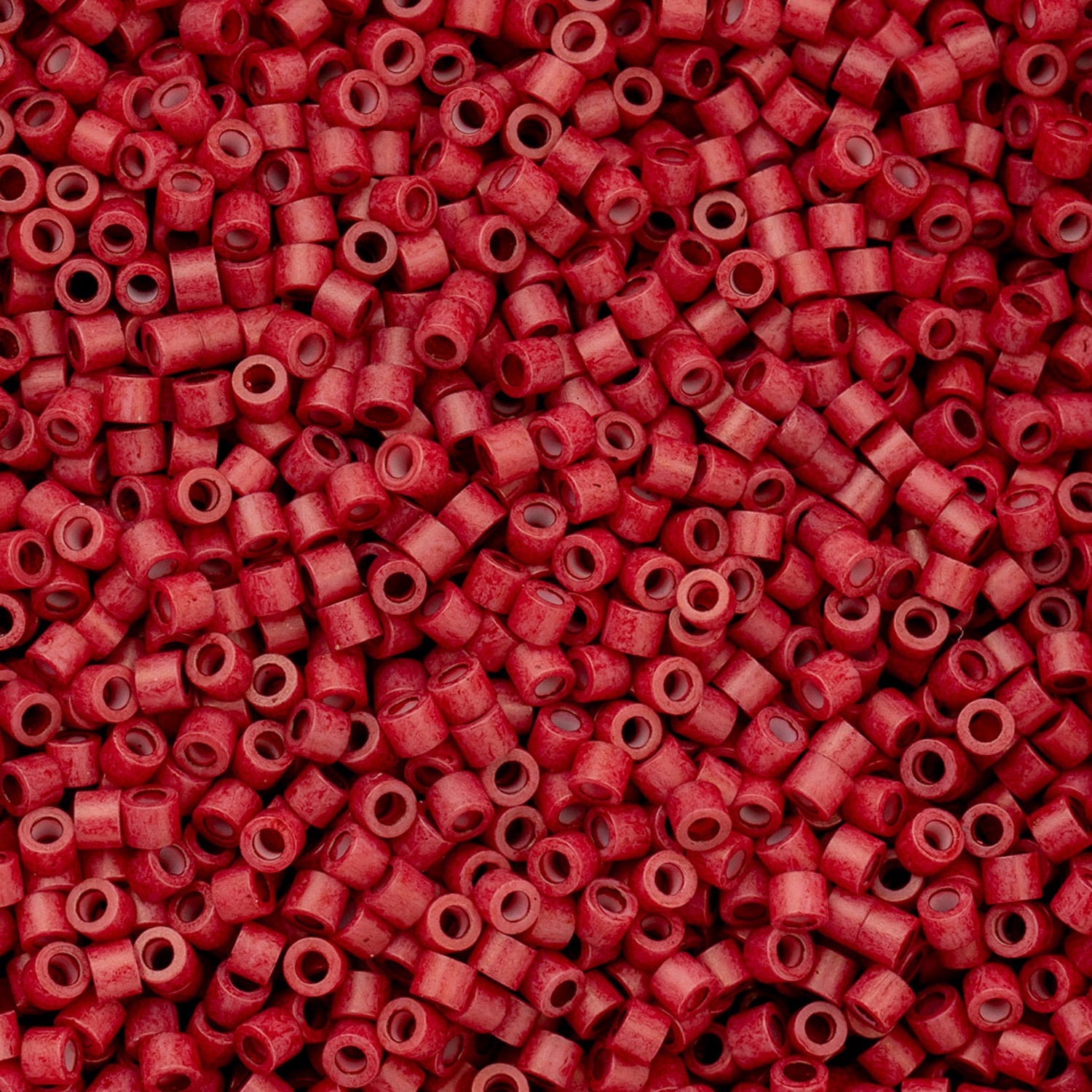 Cylin Bead 11/0 25g Bag - Opaque Red Matte - 1037