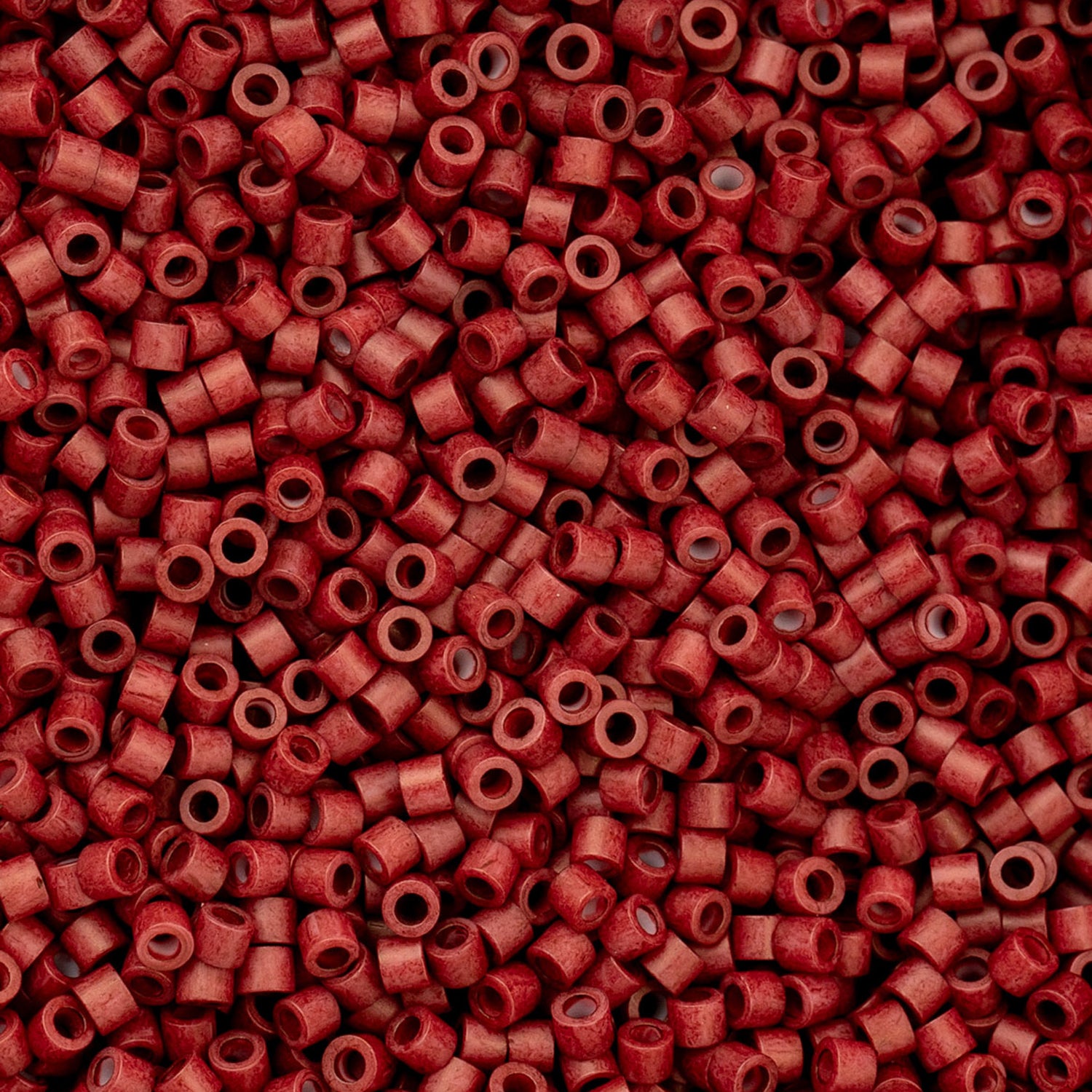 Cylin Bead 11/0 25g Bag - Dark Red Maroon Metallic Matte - 1038