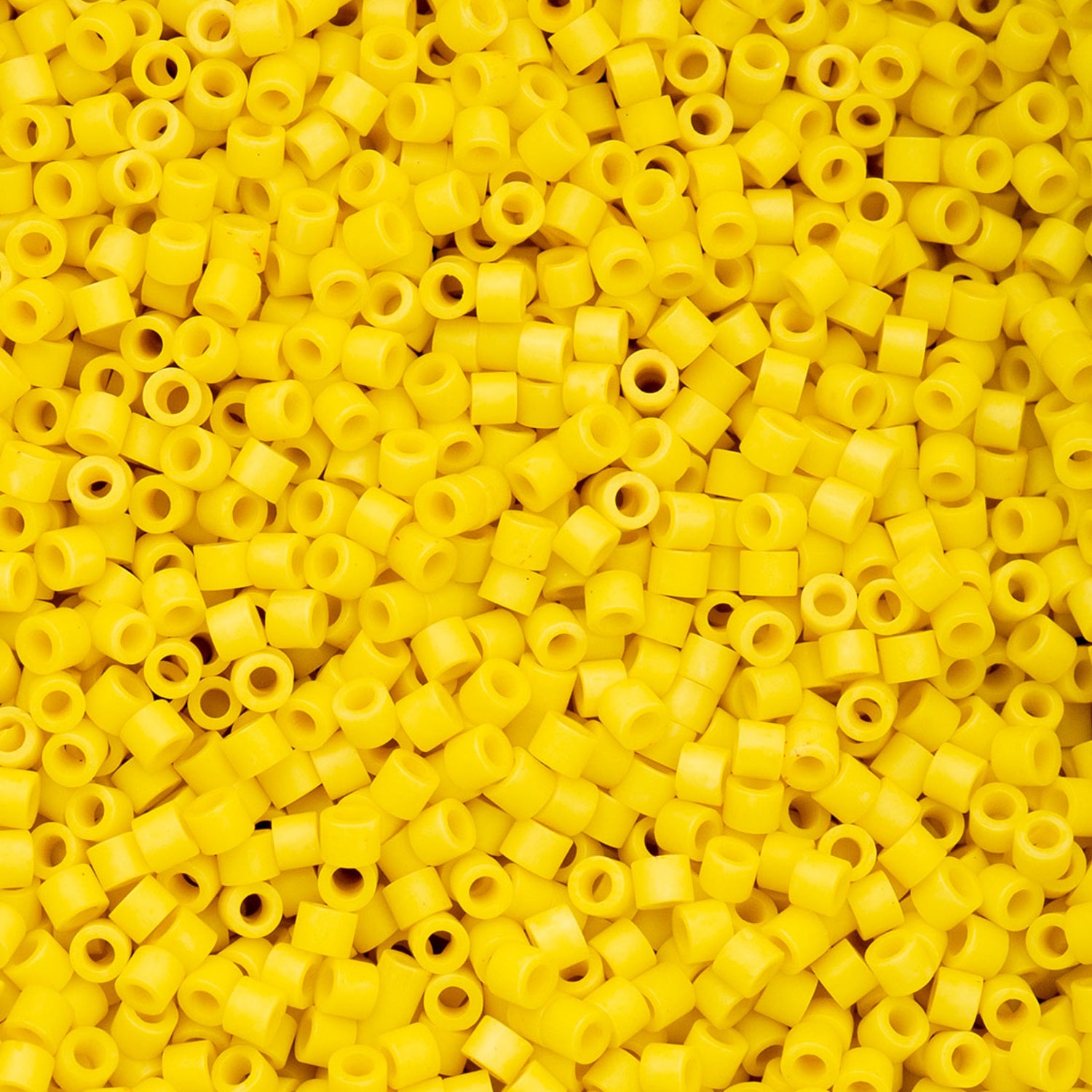 Cylin Bead 11/0 25g Bag Opaque Yellow Matt-1066