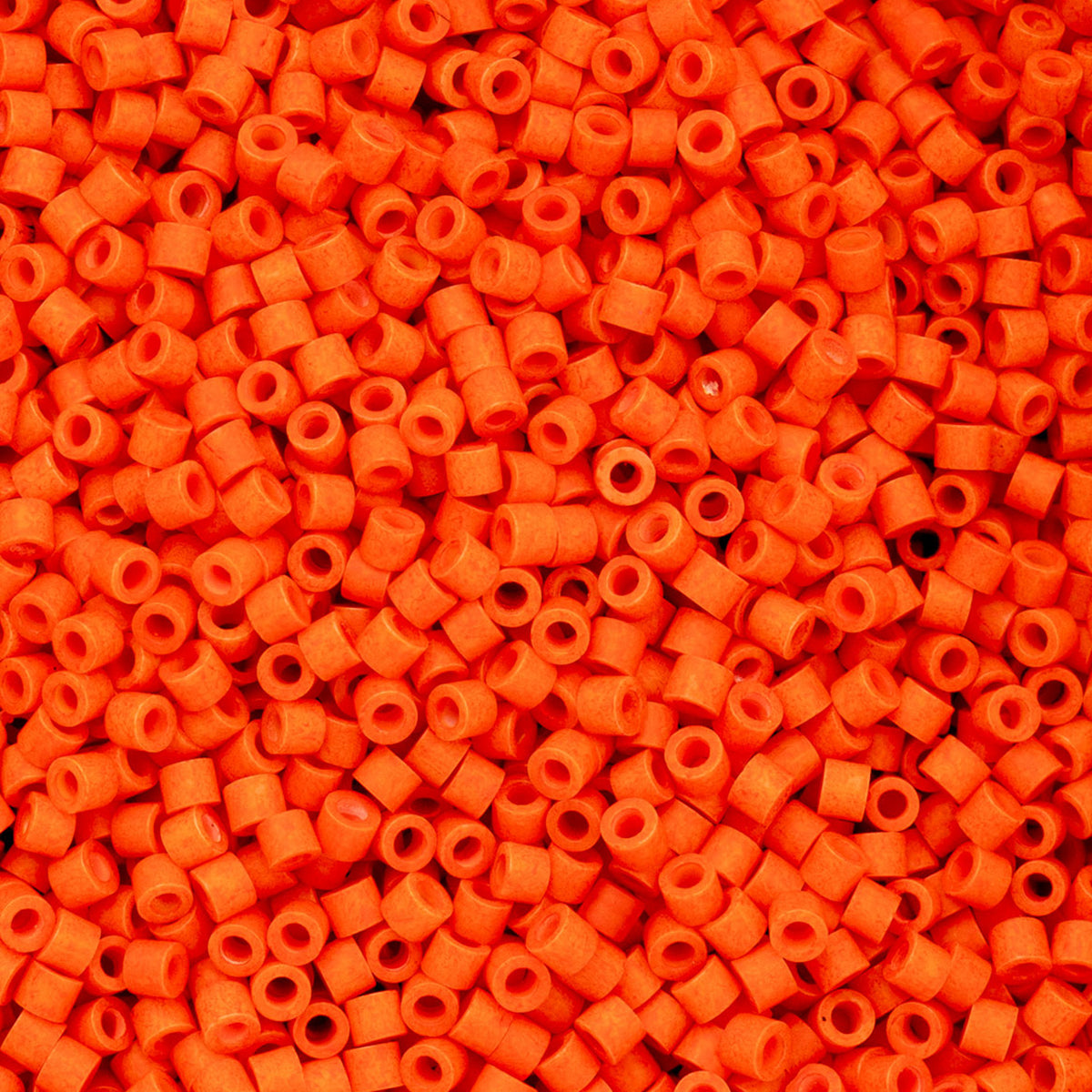 Cylin Bead 11/0 25g Bag Opaque Orange Matt-1067