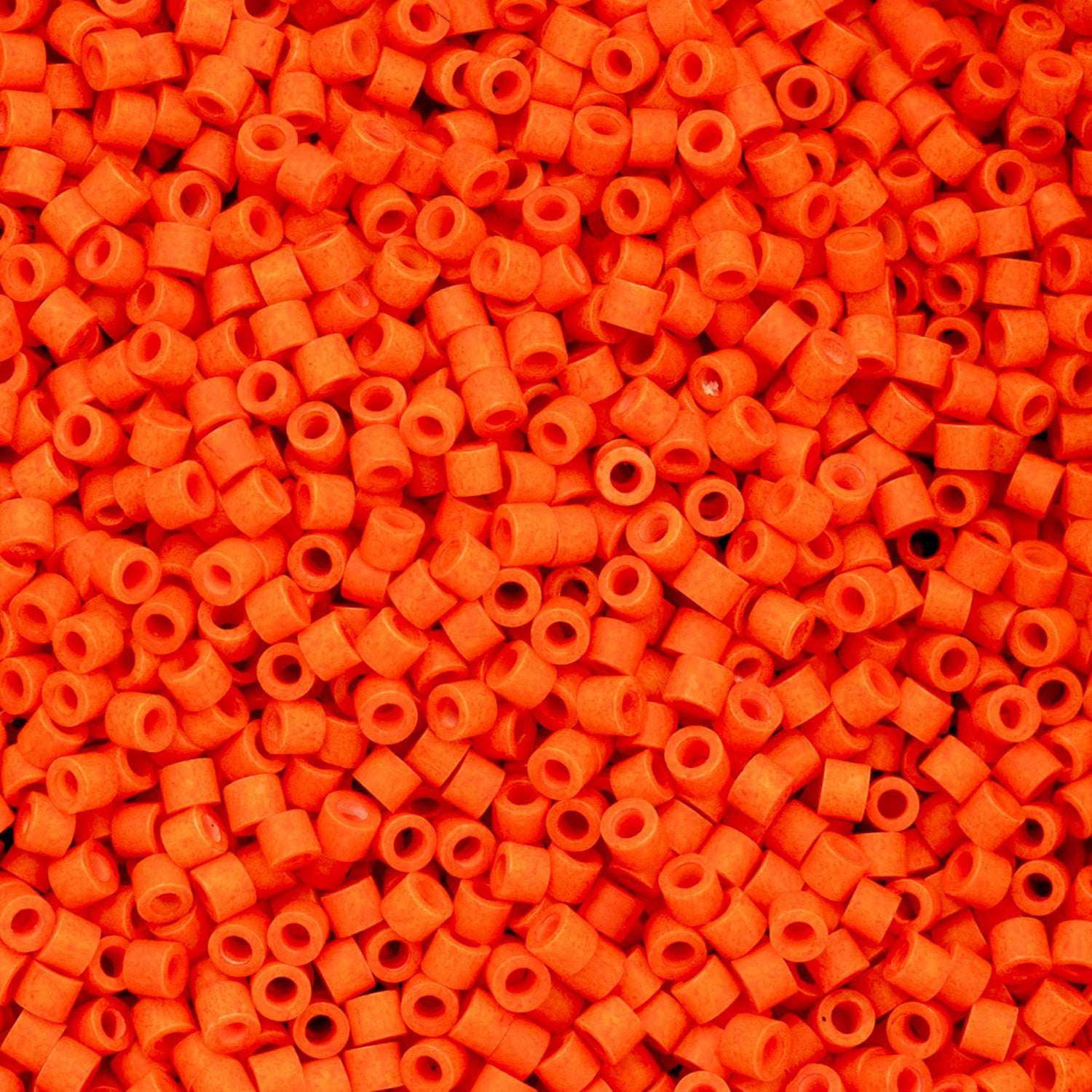 Cylin Bead 11/0 25g Bag Opaque Orange Matt-1067