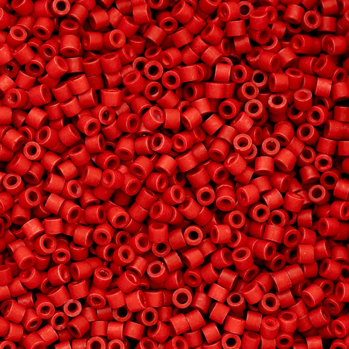 Cylin Bead 11/0 25g Bag Red Matt-1068