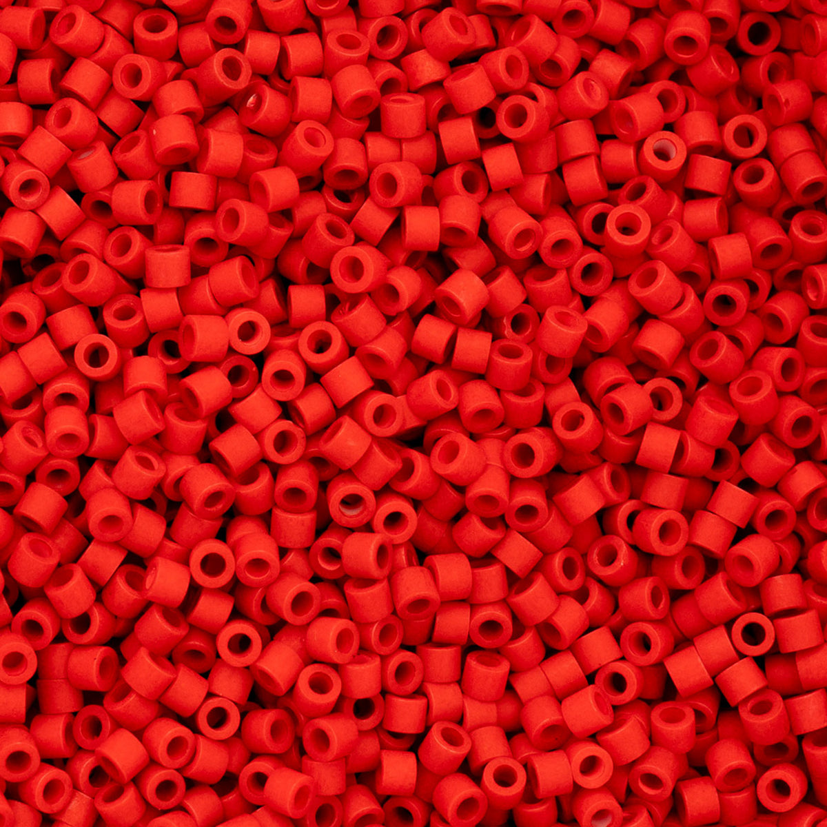 Cylin Bead 11/0 25g Bag Red Vermillion Matte-1071