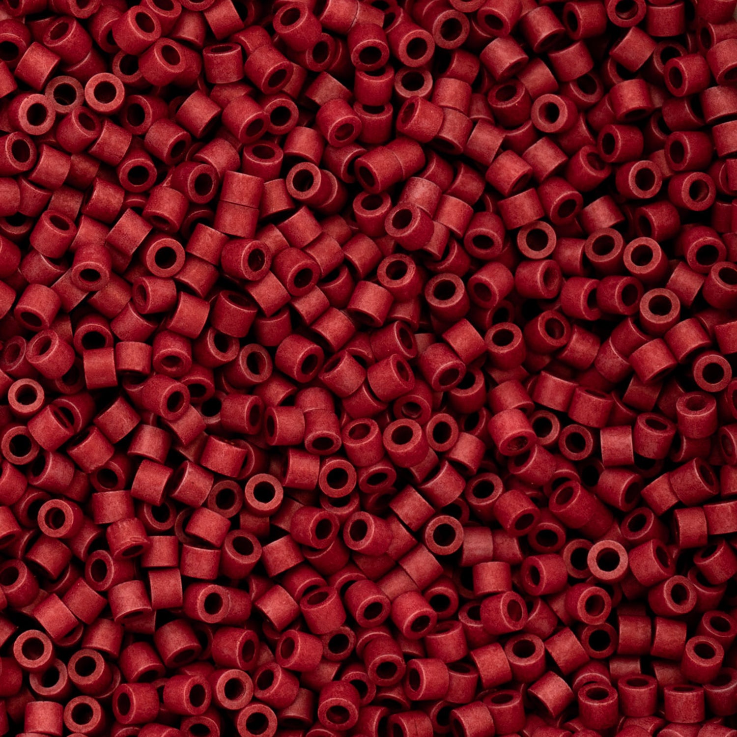 Cylin Bead 11/0 25g Bag Red Matte-1073