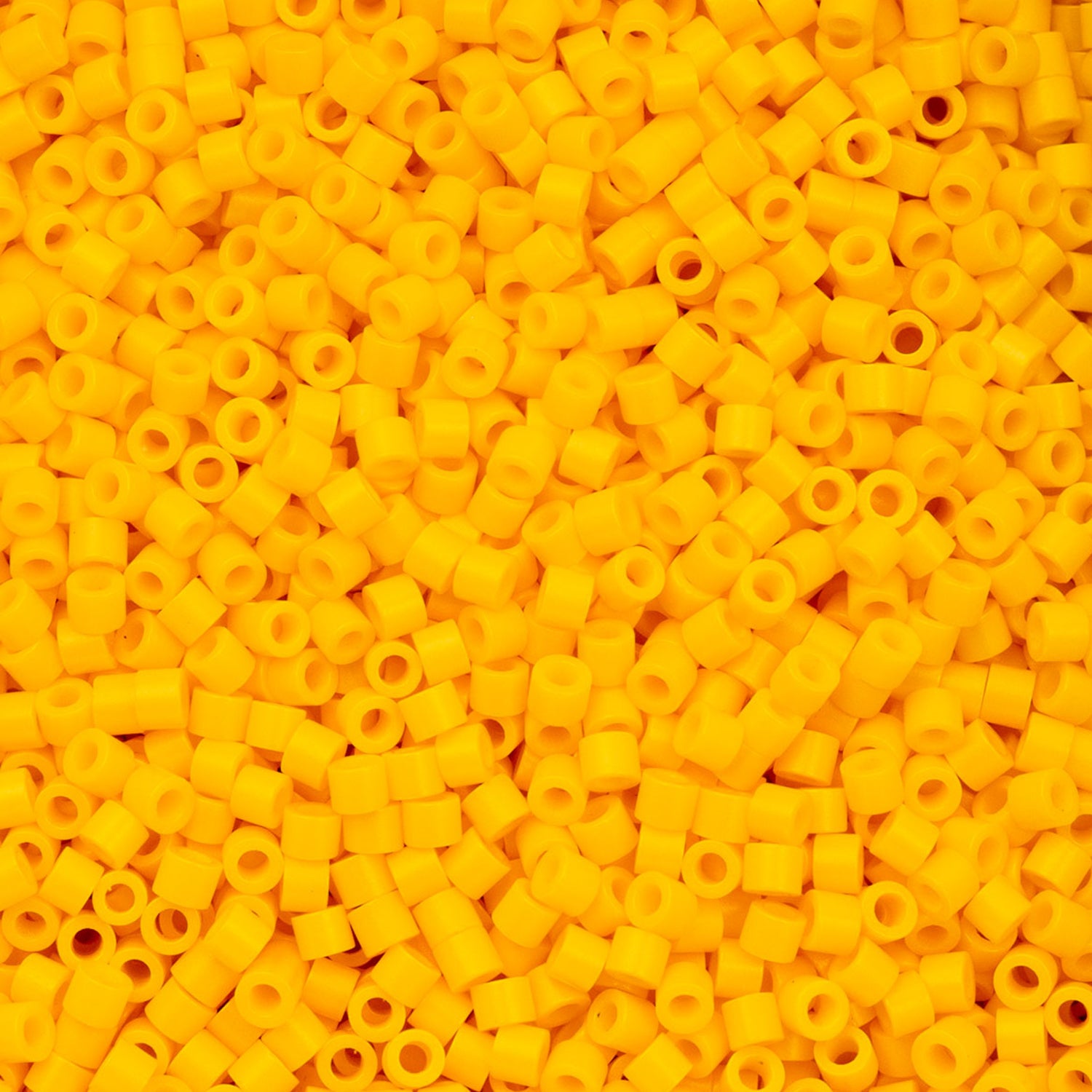 Cylin Bead 11/0 25g Bag Opaque Yellow Zest-1075