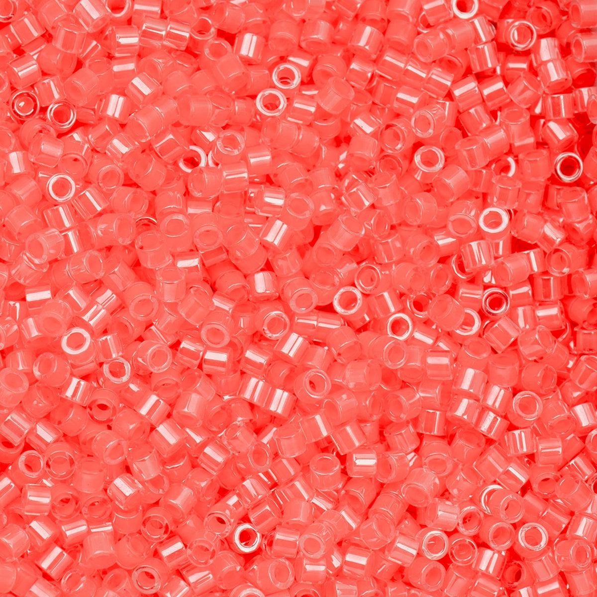 Cylin Bead 11/0 25g Bag - Coral Neon Color - 1096