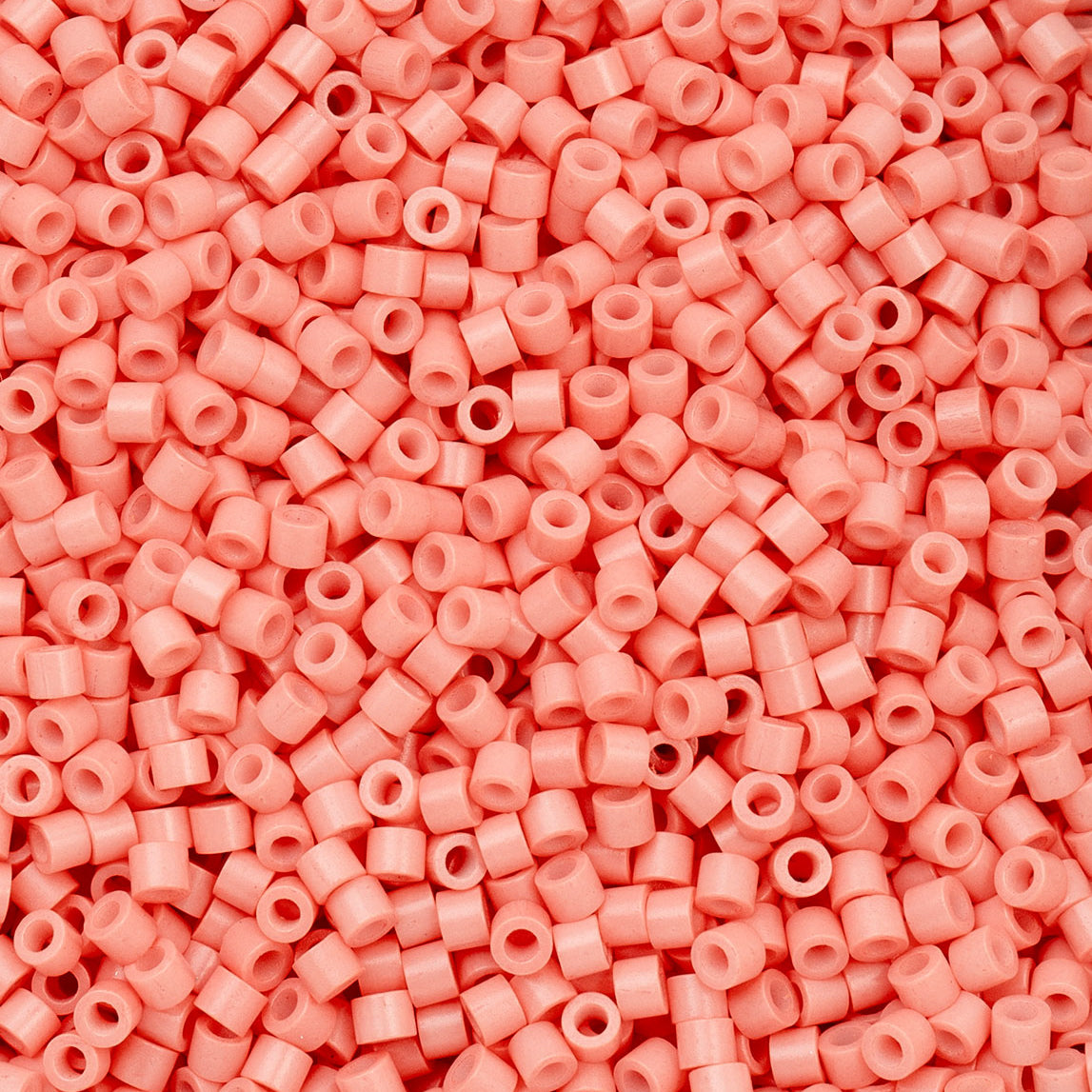 Cylin Bead 11/0 25g Bag - Opaque Soft Coral Pink - 1100