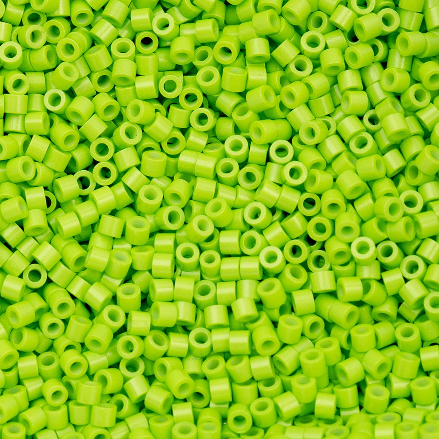 Cylin Bead 11/0 25g Bag - Opaque Green Neon Color - 1103