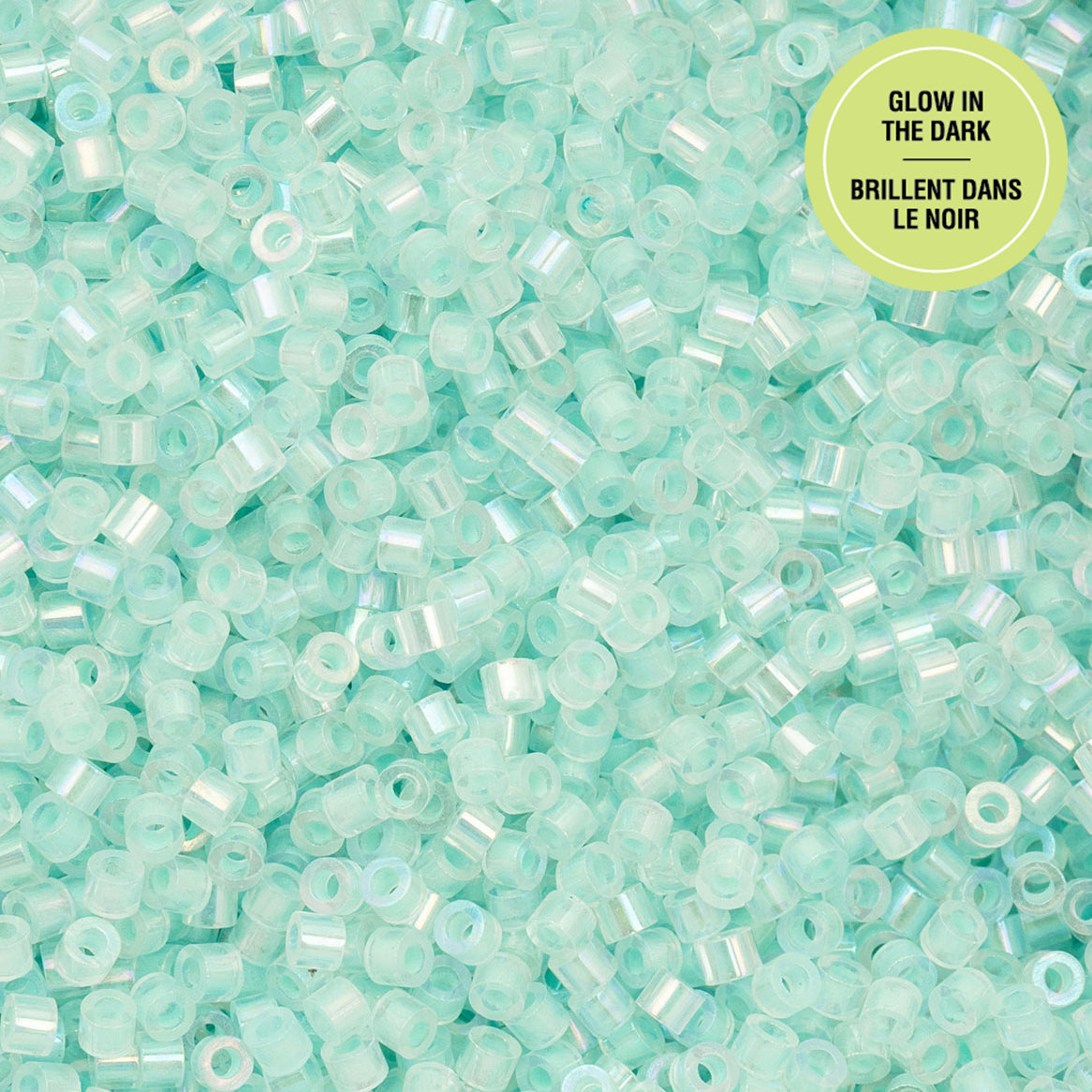 Cylin Bead 11/0 25g Bag Glow in Dark AB - Turquoise-1132