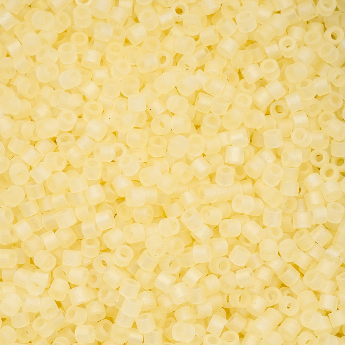Cylin Bead 11/0 25g Bag - Matte Macaron AB - Yellow - 1174