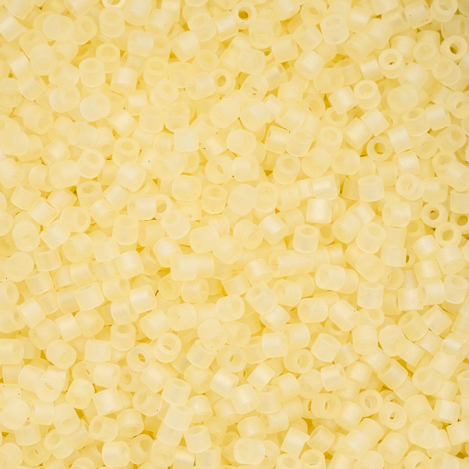 Cylin Bead 11/0 25g Bag - Matte Macaron AB - Yellow - 1174