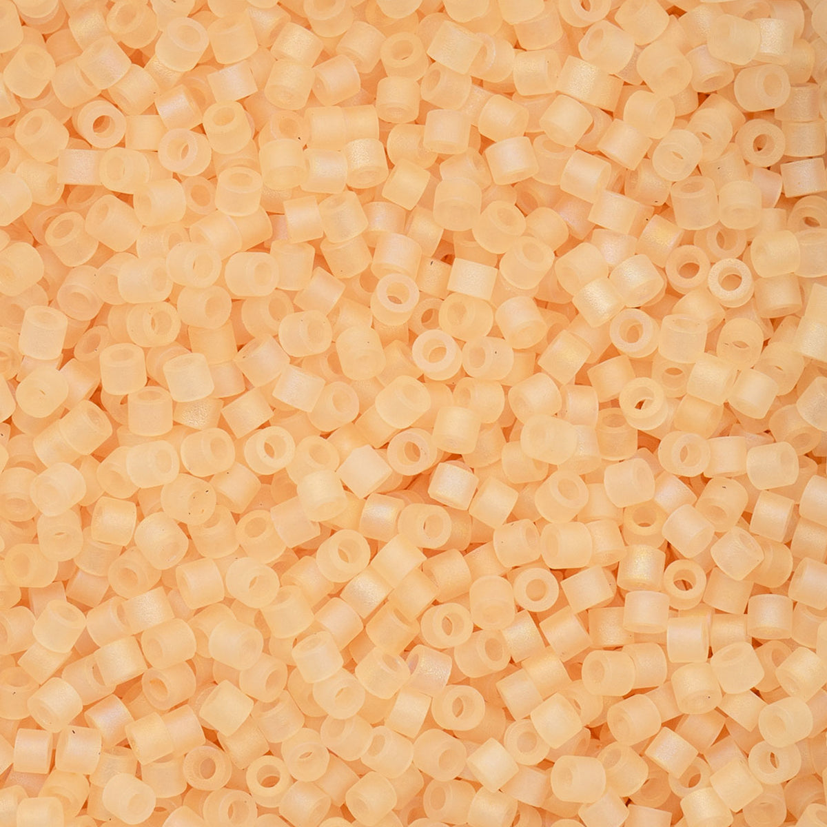 Cylin Bead 11/0 25g Bag - Matte Macaron AB - Light Orange - 1177