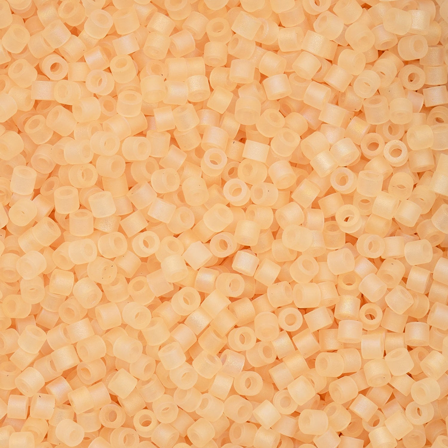 Cylin Bead 11/0 25g Bag - Matte Macaron AB - Light Orange - 1177