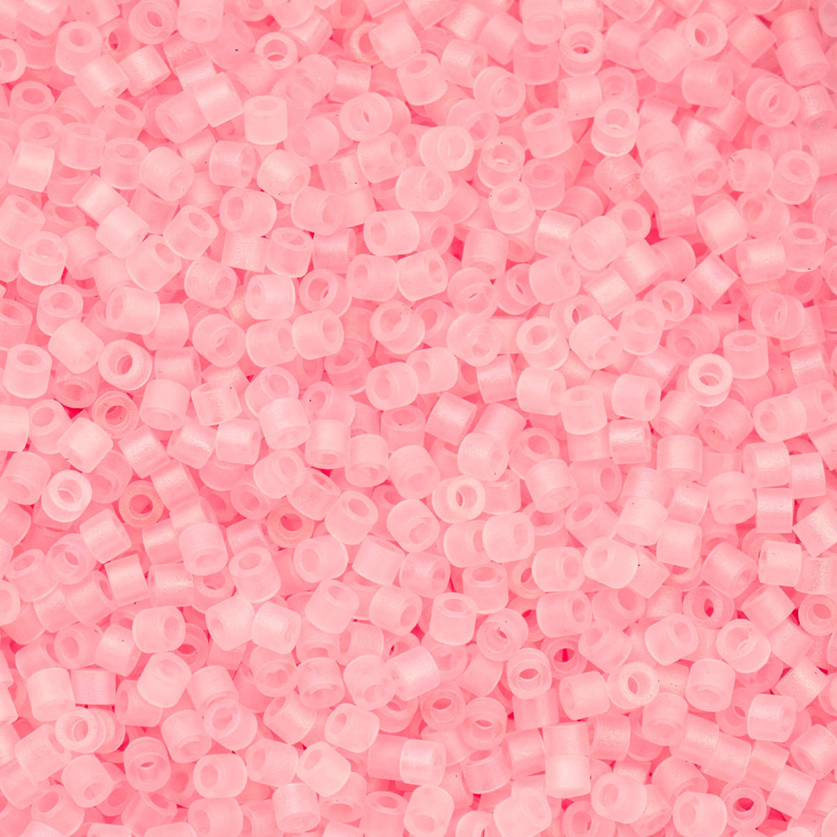 Cylin Bead 11/0 25g Bag - Matte Macaron AB - Coral Pink - 1182