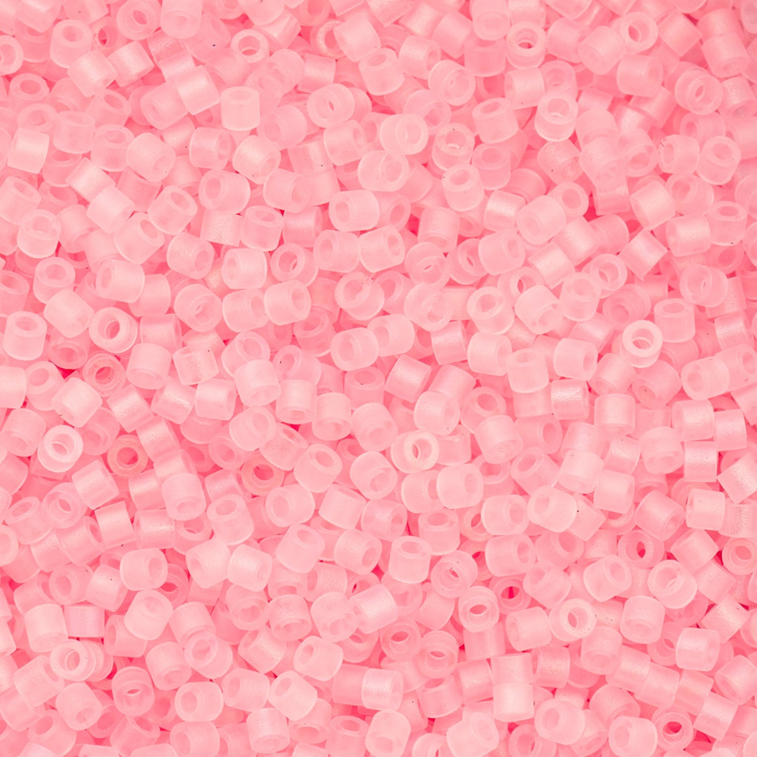 Cylin Bead 11/0 25g Bag - Matte Macaron AB - Coral Pink - 1182