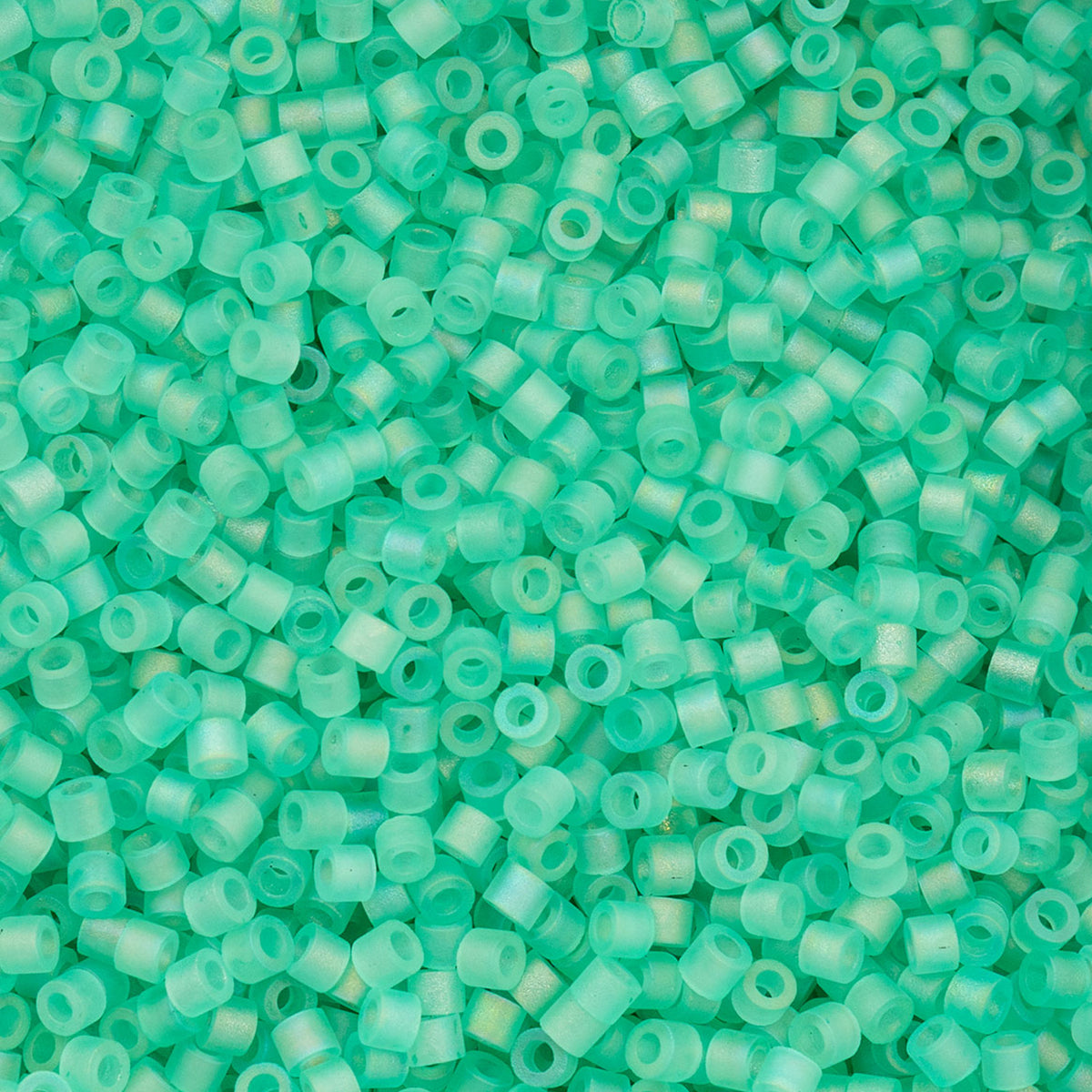 Cylin Bead 11/0 25g Bag - Matte Macaron AB - Green Turquoise - 1186