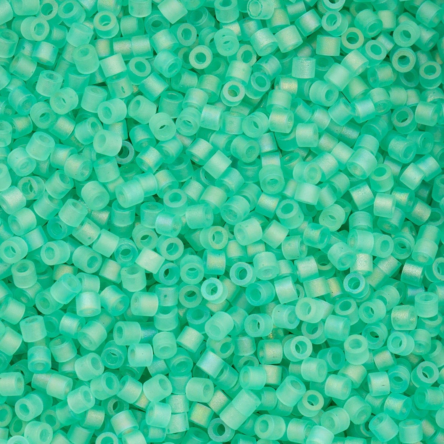 Cylin Bead 11/0 25g Bag - Matte Macaron AB - Green Turquoise - 1186