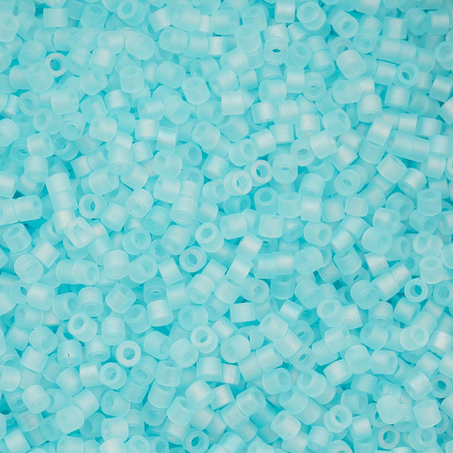 Cylin Bead 11/0 25g Bag - Matte Macaron AB - Sky Blue - 1187