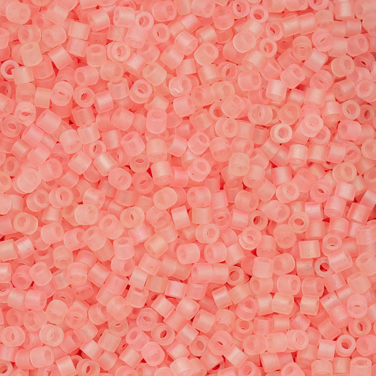 Cylin Bead 11/0 25g Bag - Matte Macaron AB - Light Coral - 1195