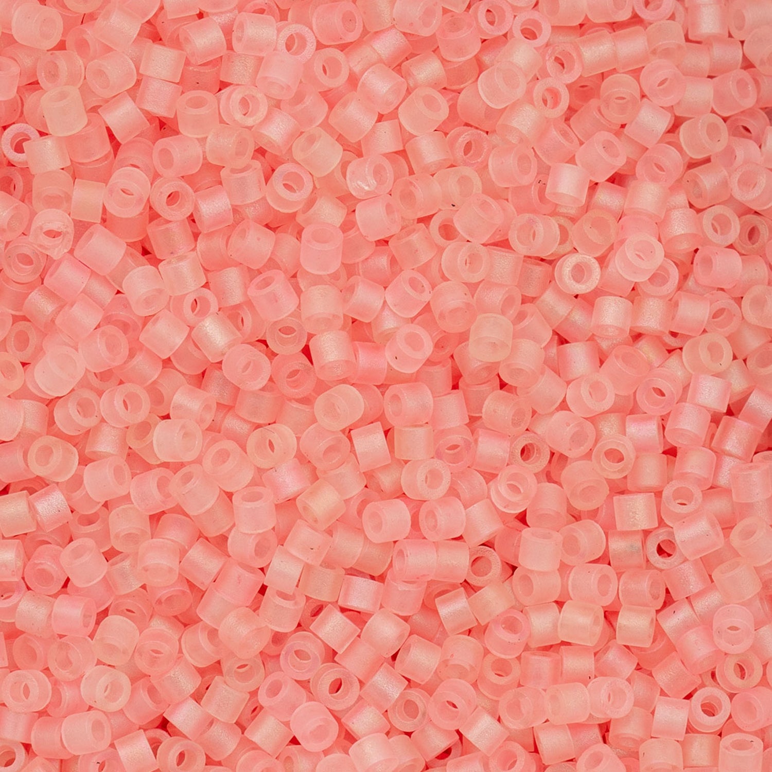 Cylin Bead 11/0 25g Bag - Matte Macaron AB - Light Coral - 1195