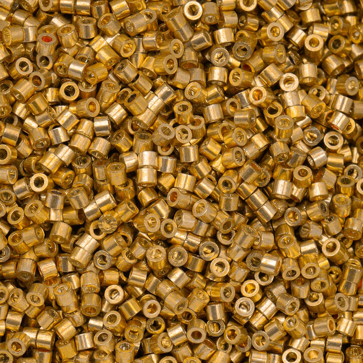 Cylin Bead 11/0 25g Bag - Opaque Honey Amber Glow - 1196