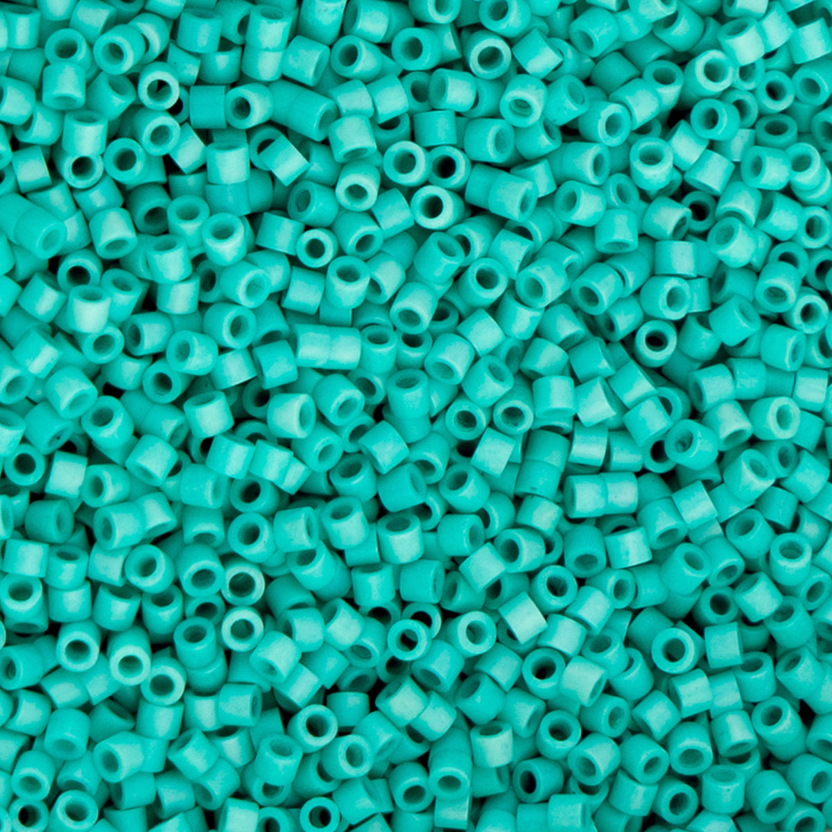Cylin Bead 11/0 25g Bag - Matte - Opaque Turquoise  Green- 1212