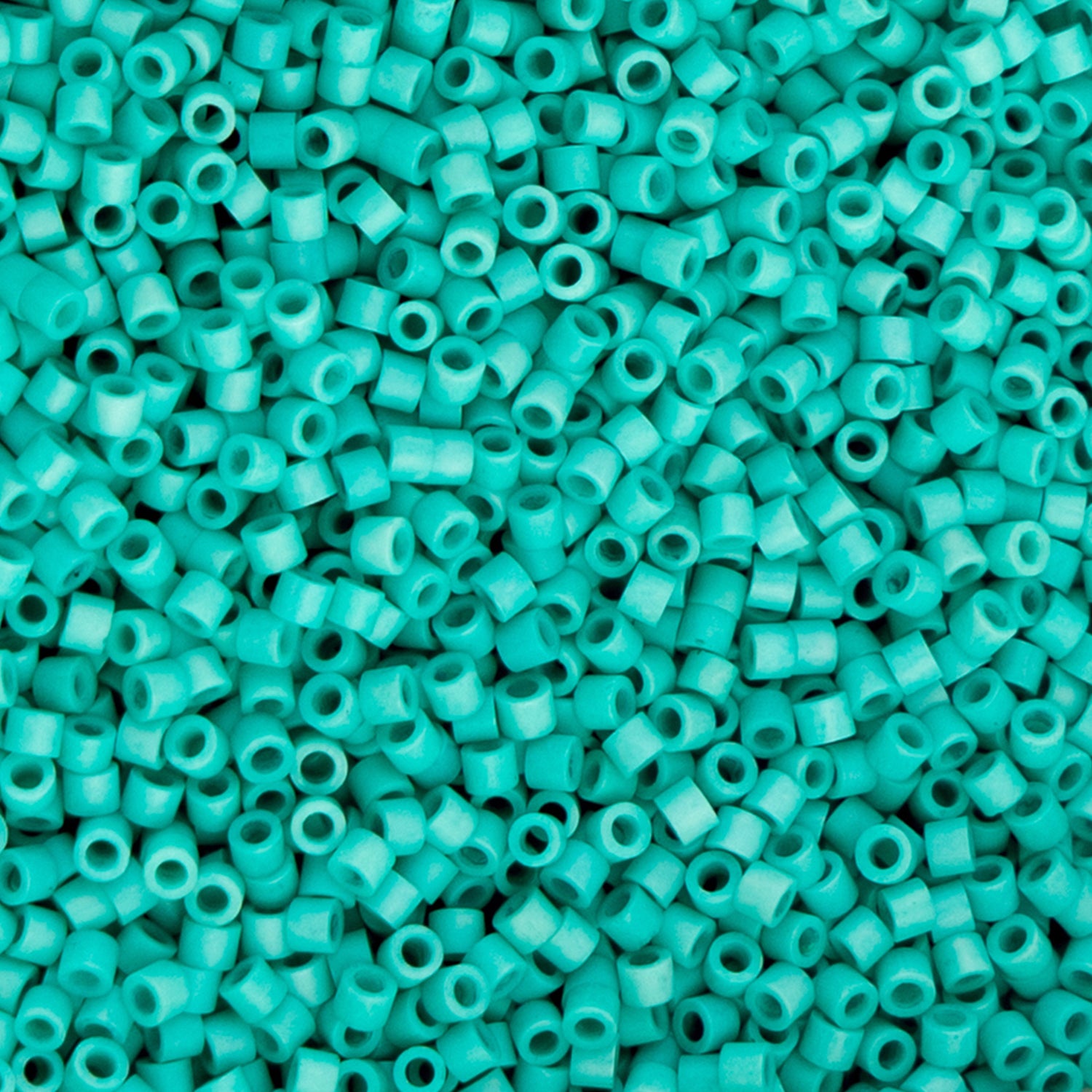 Cylin Bead 11/0 25g Bag - Matte - Opaque Turquoise  Green- 1212