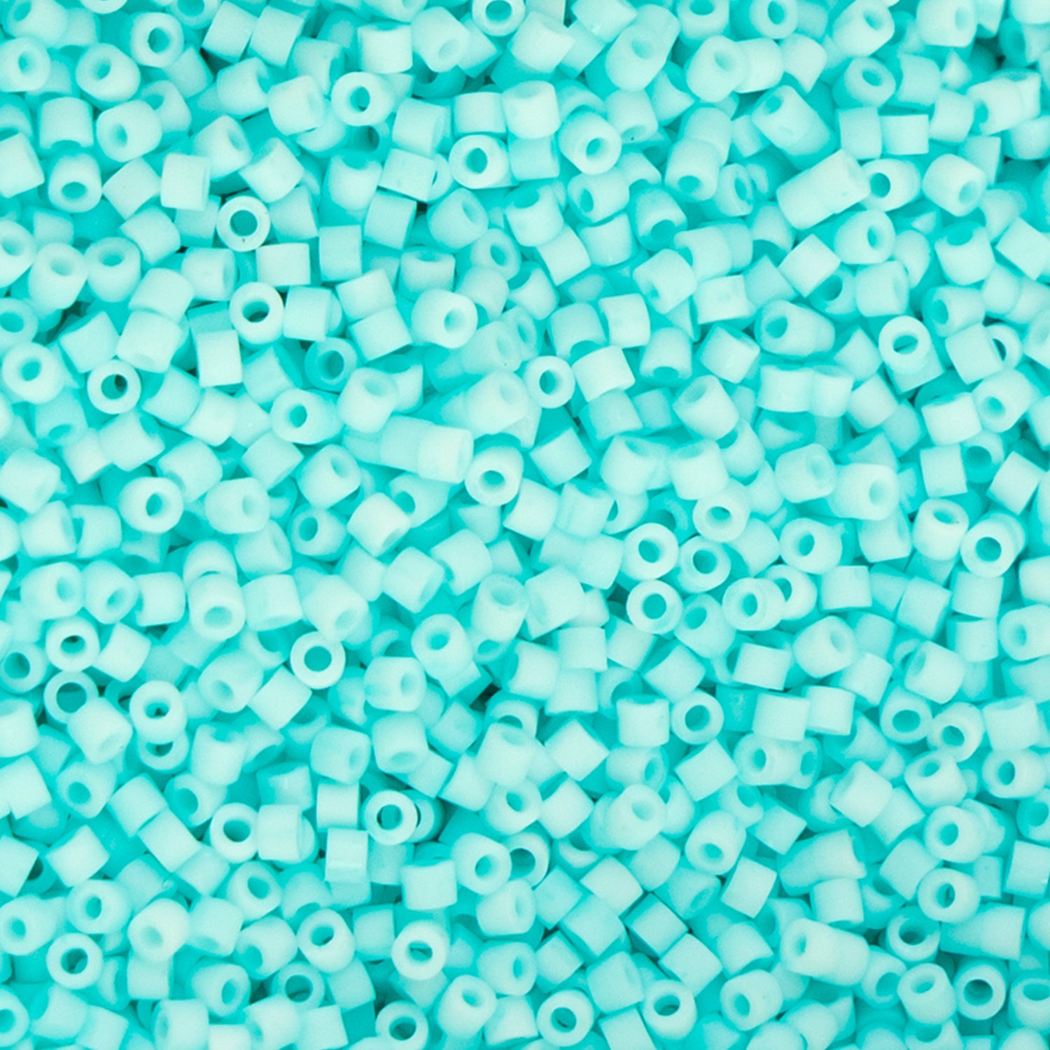 Cylin Bead 11/0 25g Bag - Matte Macaron - Blue Turquoise - 1226