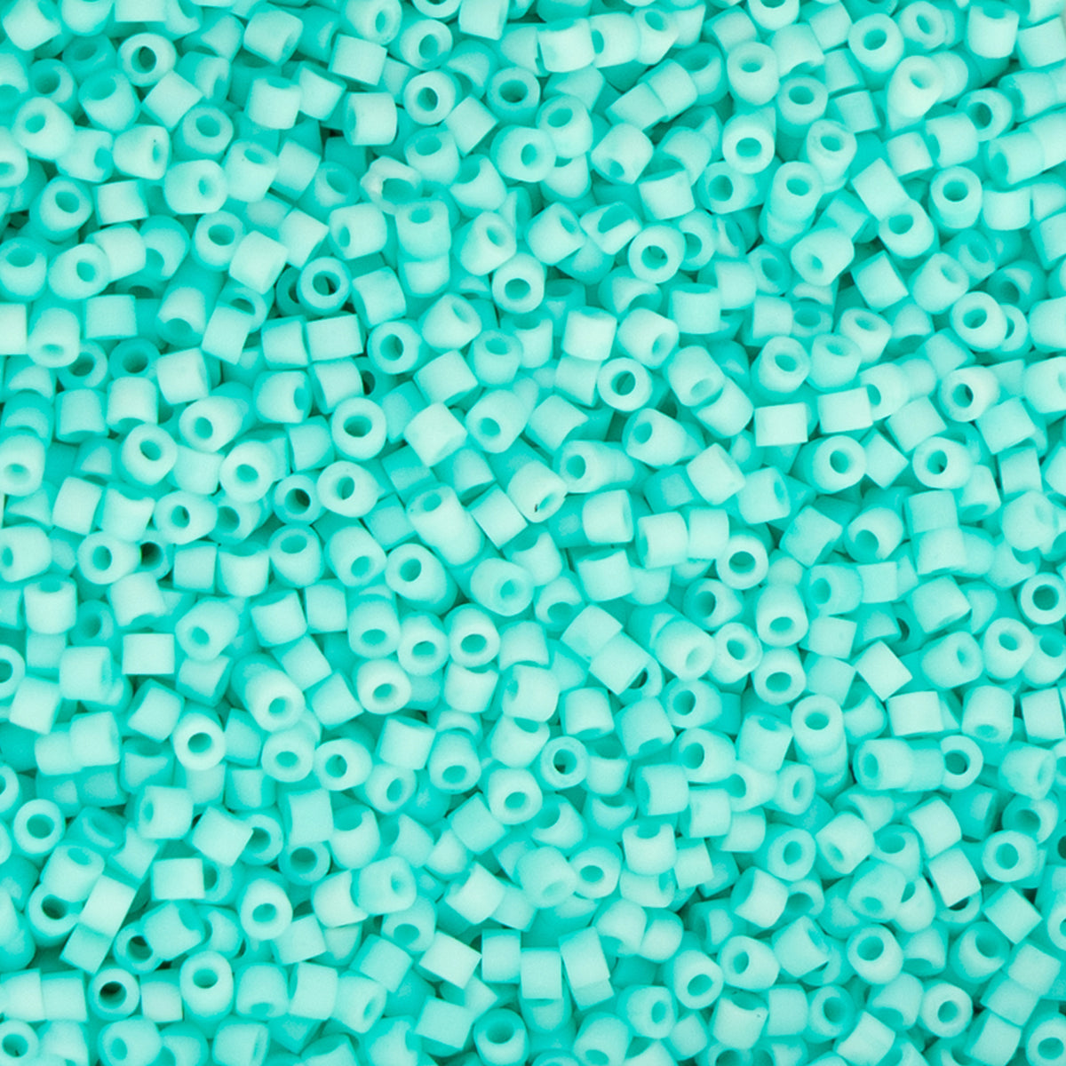 Cylin Bead 11/0 25g Bag - Matte Macaron - Green Turquoise - 1227