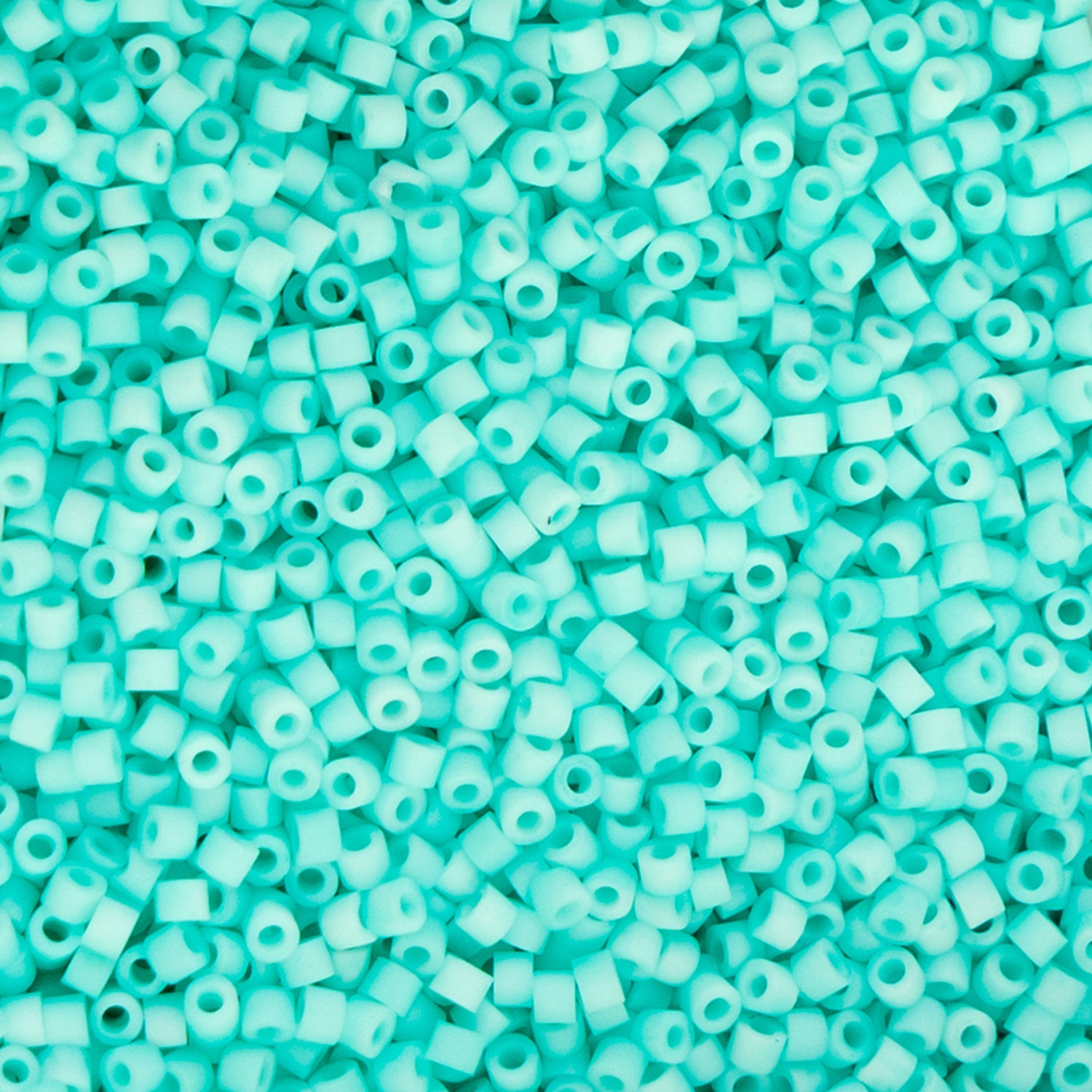 Cylin Bead 11/0 25g Bag - Matte Macaron - Green Turquoise - 1227