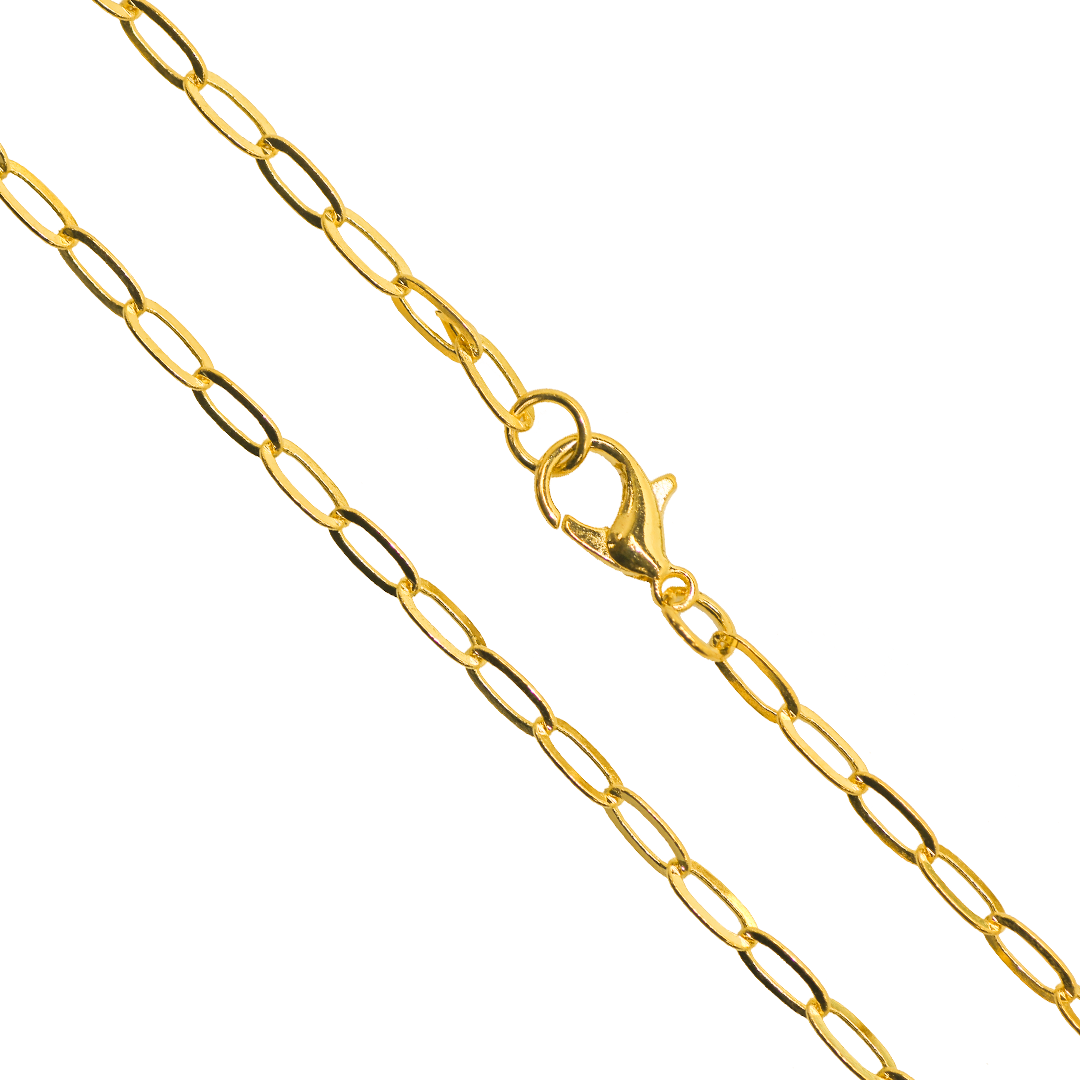 Chains, Flat Cable, Alloy, 20 inches, Sold Per pkg of 12, Available in 4 Colours