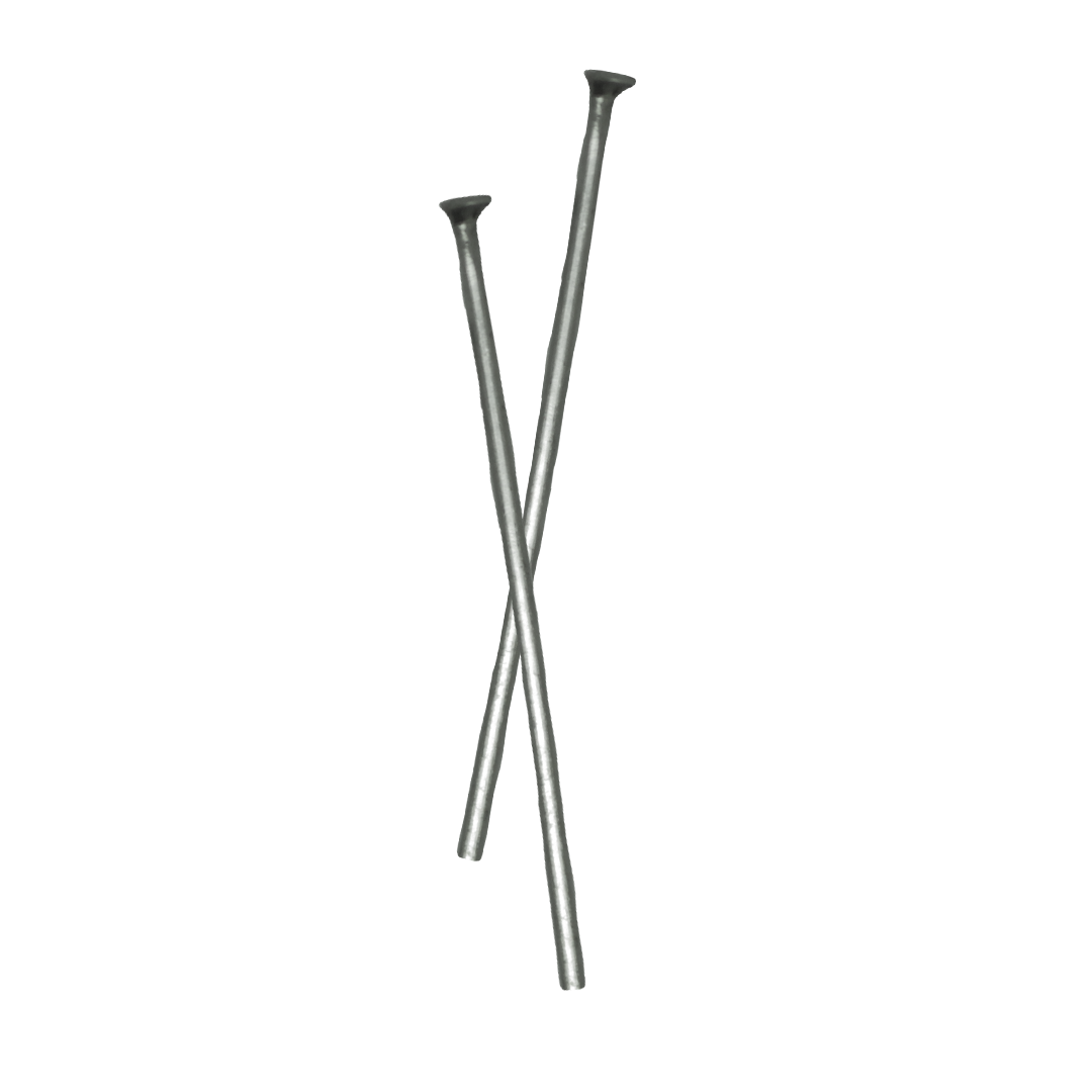 Flat Head Pins, Stainless Steel, 0.90 inches, 23 Gauge, Sold Per pkg of Approx 120