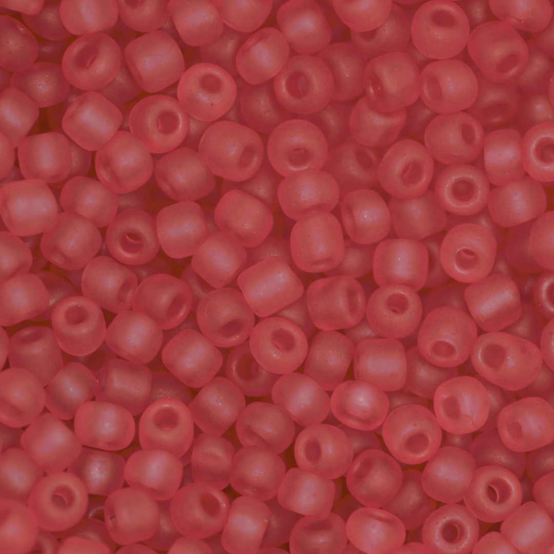 Seed Bead Bulk Bag - Frosted - 6/0 - Approx 448g/6,000pcs - Available In Multiple Colours
