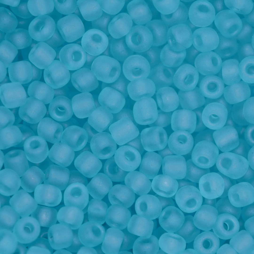 Seed Bead Bulk Bag - Frosted - 6/0 - Approx 448g/6,000pcs - Available In Multiple Colours