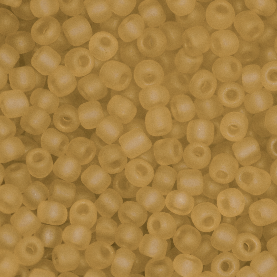 Seed Bead Bulk Bag - Frosted - 6/0 - Approx 448g/6,000pcs - Available In Multiple Colours