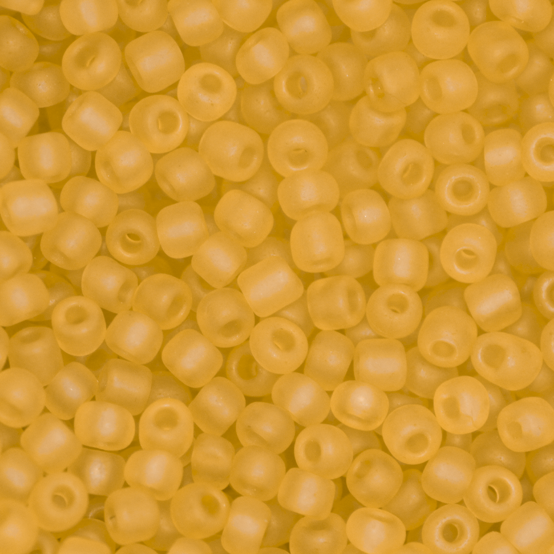 Seed Bead Bulk Bag - Frosted - 6/0 - Approx 448g/6,000pcs - Available In Multiple Colours