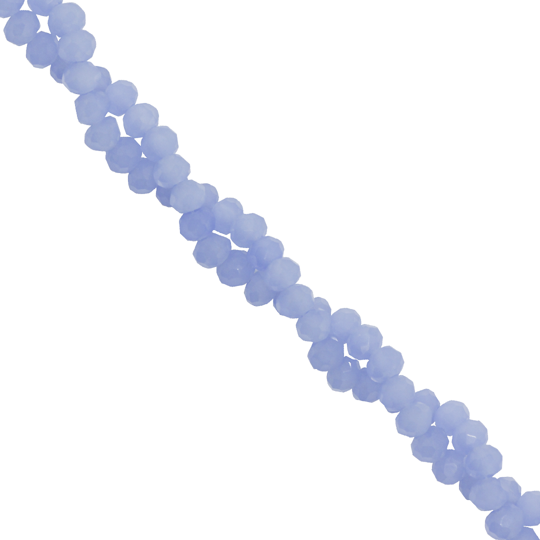 Glass Crystal Beads, Rondelle, Faceted, 3mm, Approx 110 pcs per strand, Available in Multiple Colours