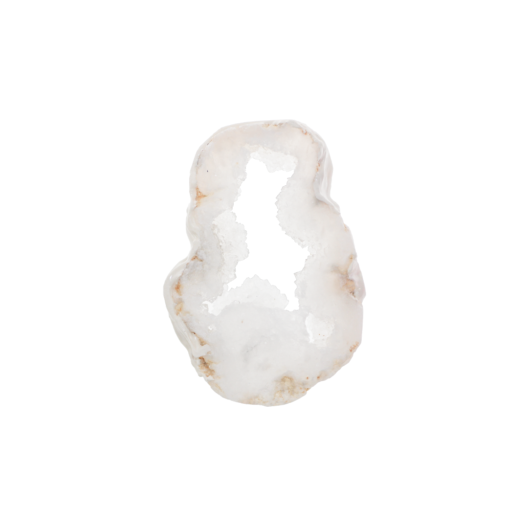 Agate Geode Slice, Semi-Precious Stone, Sold Per pkg of 1, Available in Multiple Sizes