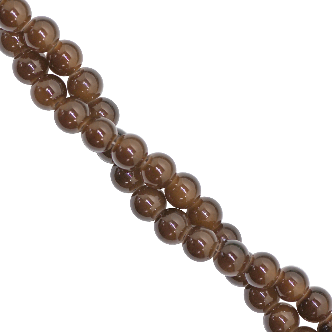 Glass Beads, 8mm, Approx 95 pcs per strand, Available in Multiple Colours