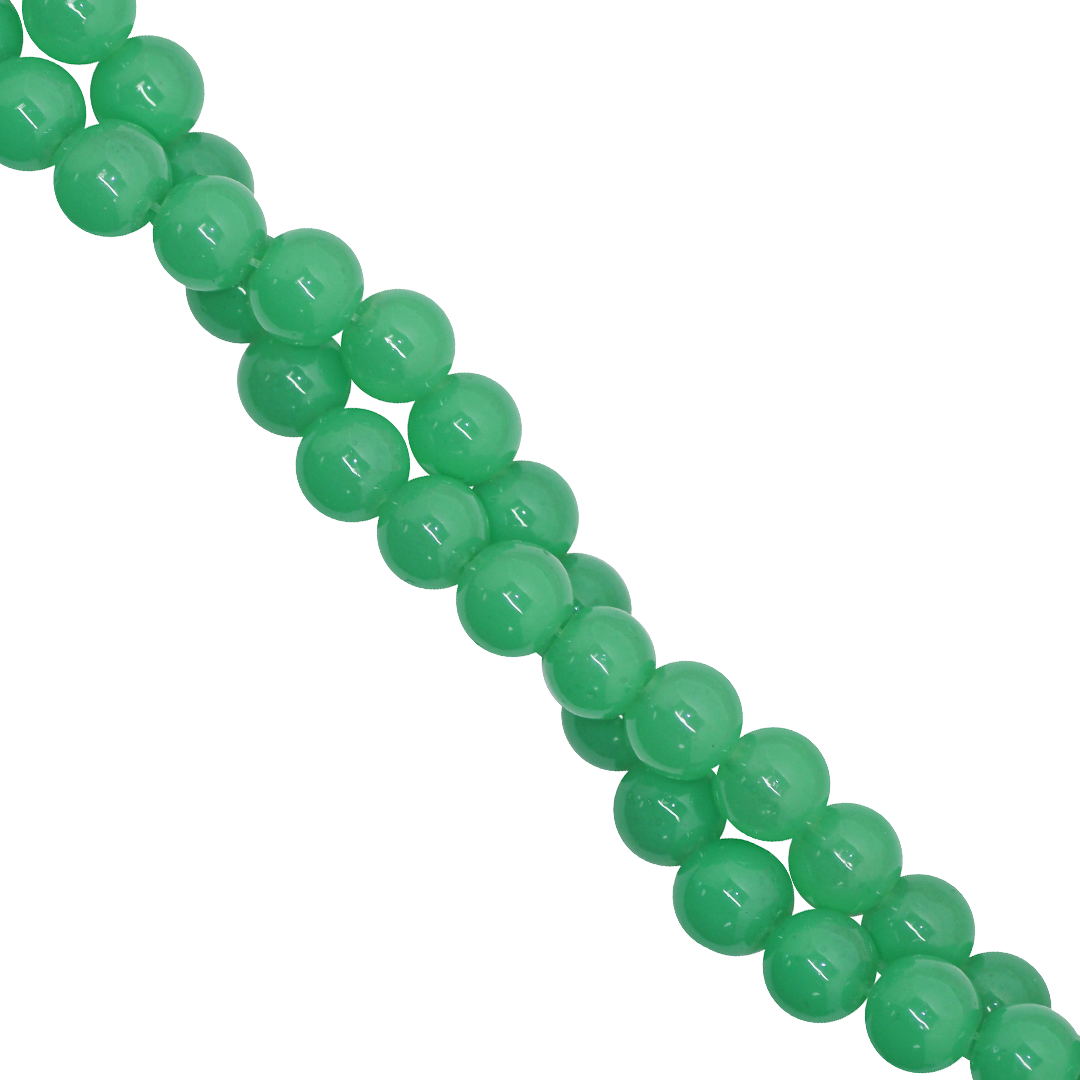 Glass Beads, 8mm, Approx 95 pcs per strand, Available in Multiple Colours
